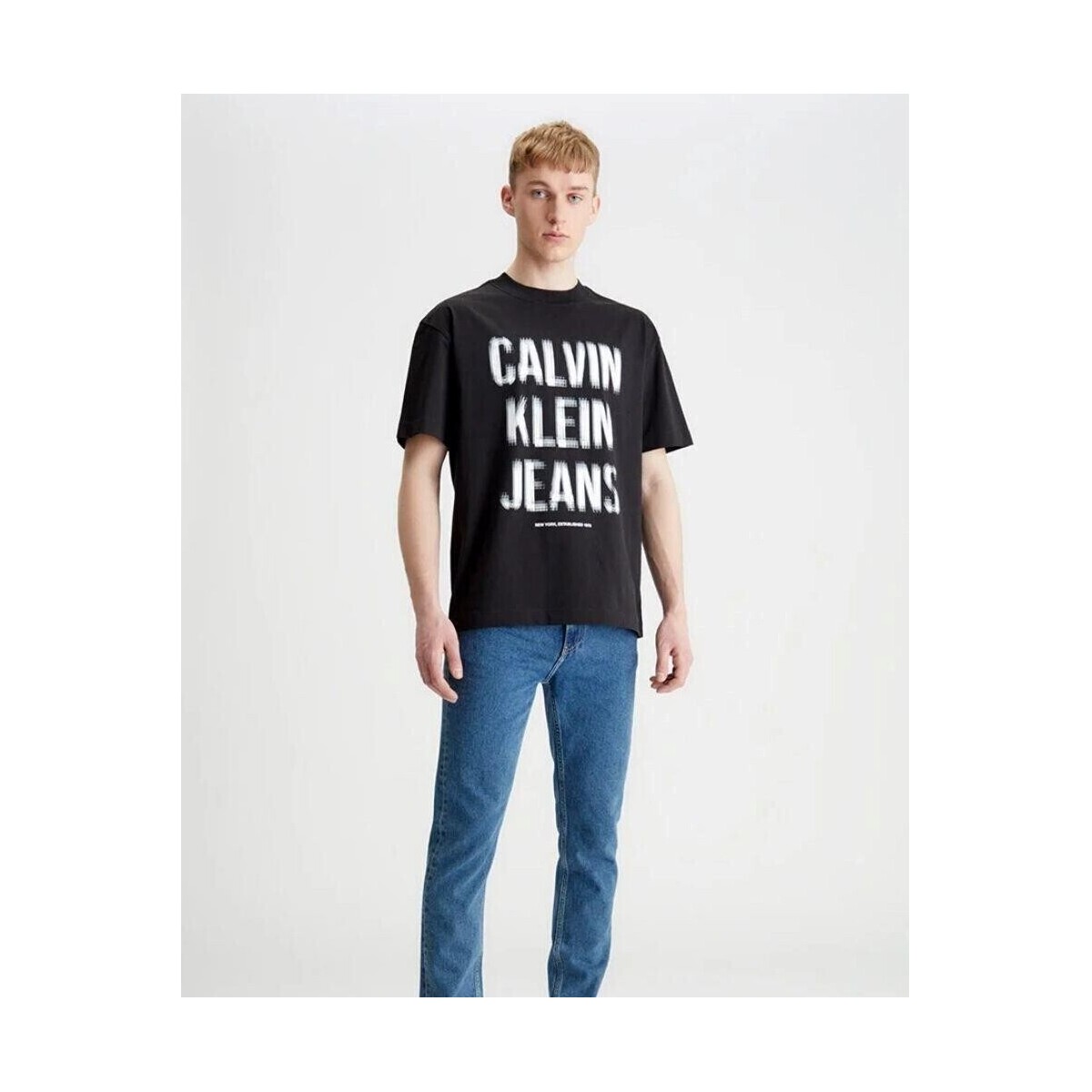 Odjeća Muškarci
 Majice kratkih rukava Calvin Klein Jeans J30J324648BEH Crna