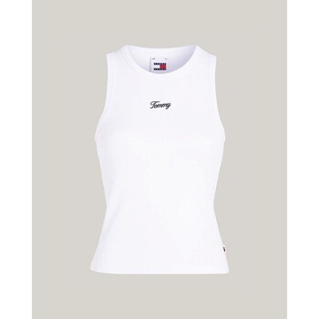 Odjeća Žene
 Majice / Polo majice Tommy Hilfiger DW0DW17838YBR Bijela