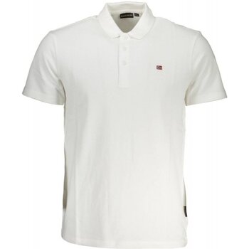 Odjeća Muškarci
 Majice / Polo majice Napapijri NP0A4H8B Bijela