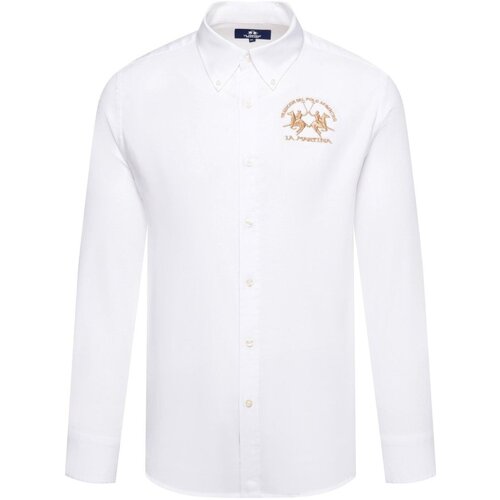 Odjeća Muškarci
 Košulje dugih rukava La Martina CCMC01-PP003 Bijela