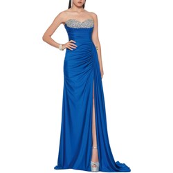 Odjeća Žene
 Kratke haljine Impero Couture OYD13-219 Plava
