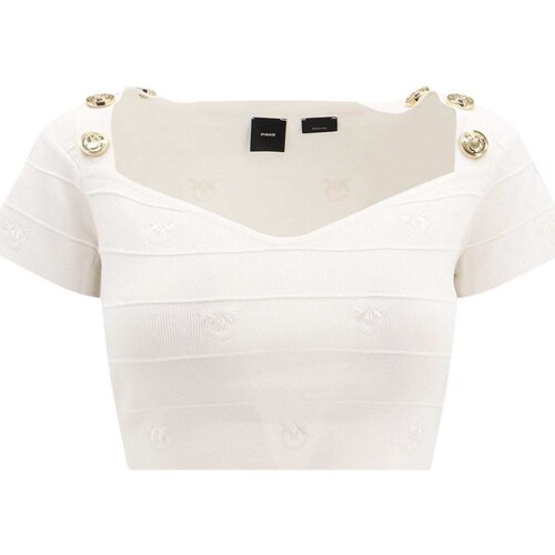Odjeća Žene
 Majice dugih rukava Pinko 102882-A1LK Bijela