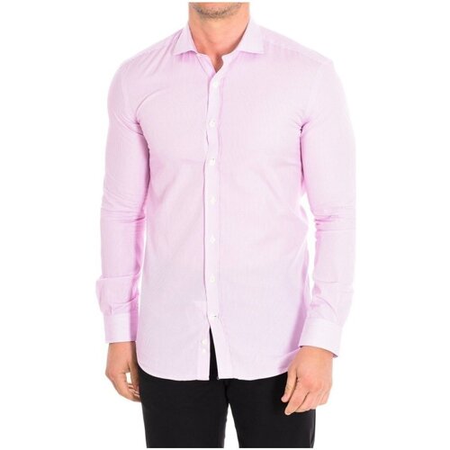 Odjeća Muškarci
 Košulje dugih rukava Cafe' Coton BAR6-SLIM-33LS Ružičasta