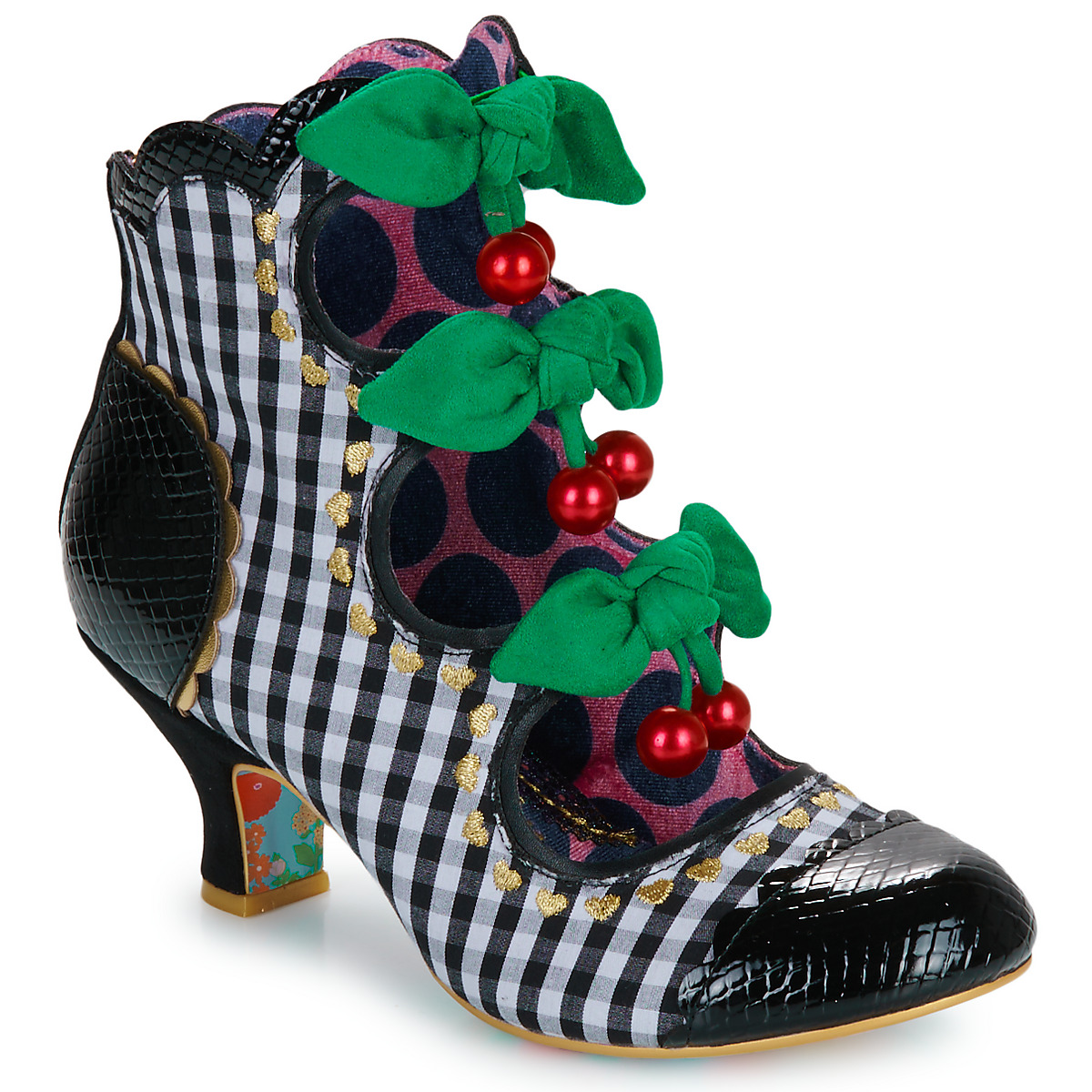 Obuća Žene
 Gležnjače Irregular Choice CHERRY COLA Crna / Bijela