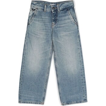 Odjeća Dječak
 Traperice ravnog kroja Calvin Klein Jeans IB0IB01911 Plava