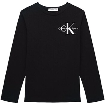 Odjeća Dječak
 Majice dugih rukava Calvin Klein Jeans IB0IB01457 Crna