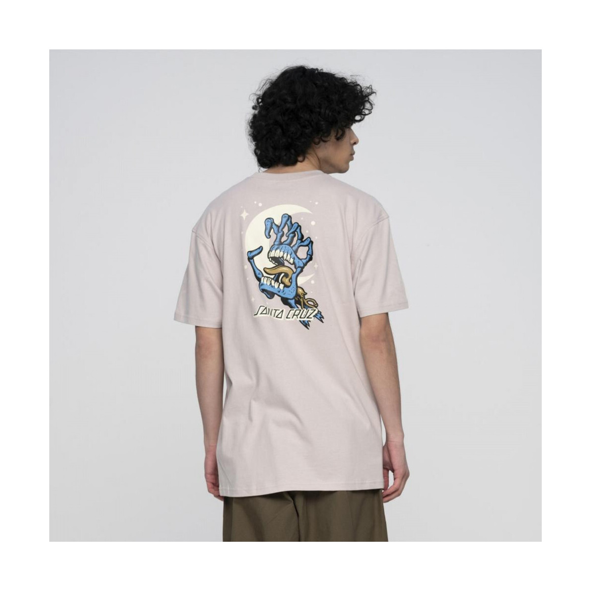 Odjeća Muškarci
 Majice / Polo majice Santa Cruz Cosmic bone hand t-shirt Siva