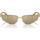 Satovi & nakit Sunčane naočale D&G Occhiali da Sole Dolce&Gabbana DG2301 02/03 Gold