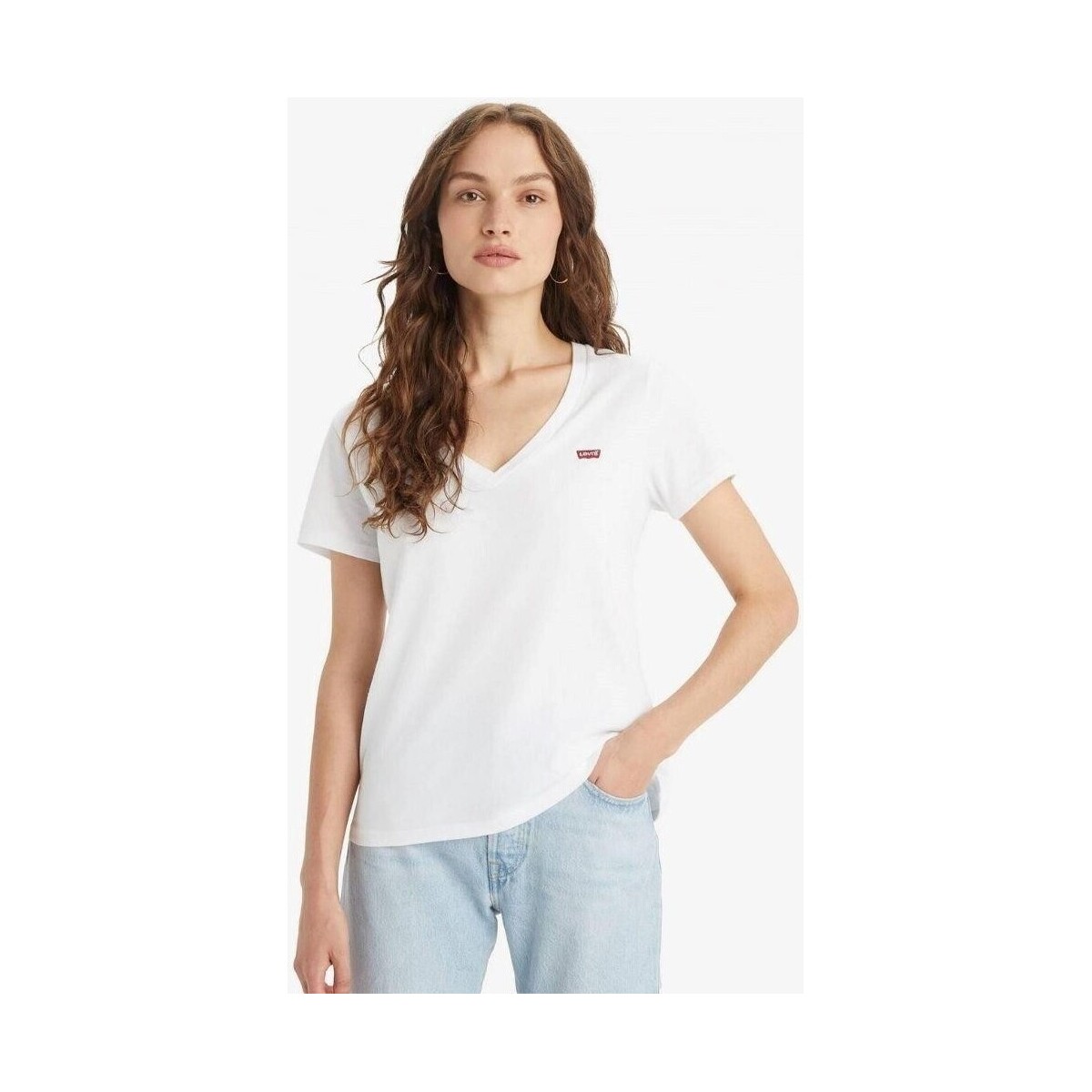 Odjeća Žene
 Majice / Polo majice Levi's 85341 0002 PERFECT VNECK Bijela