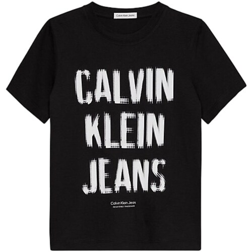 Odjeća Dječak
 Majice dugih rukava Calvin Klein Jeans IB0IB01974 Crna