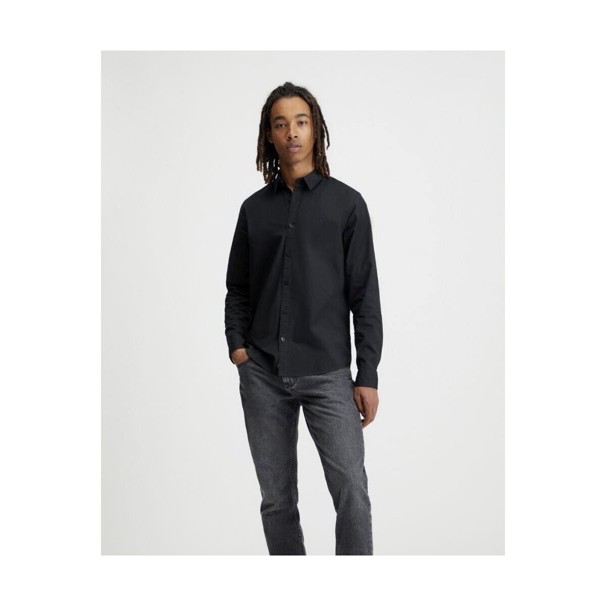 Odjeća Muškarci
 Košulje dugih rukava Calvin Klein Jeans J30J324614BEH Crna