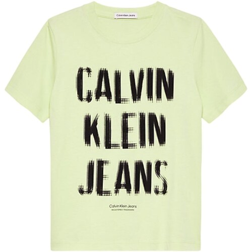 Odjeća Dječak
 Majice dugih rukava Calvin Klein Jeans IB0IB01974 Zelena