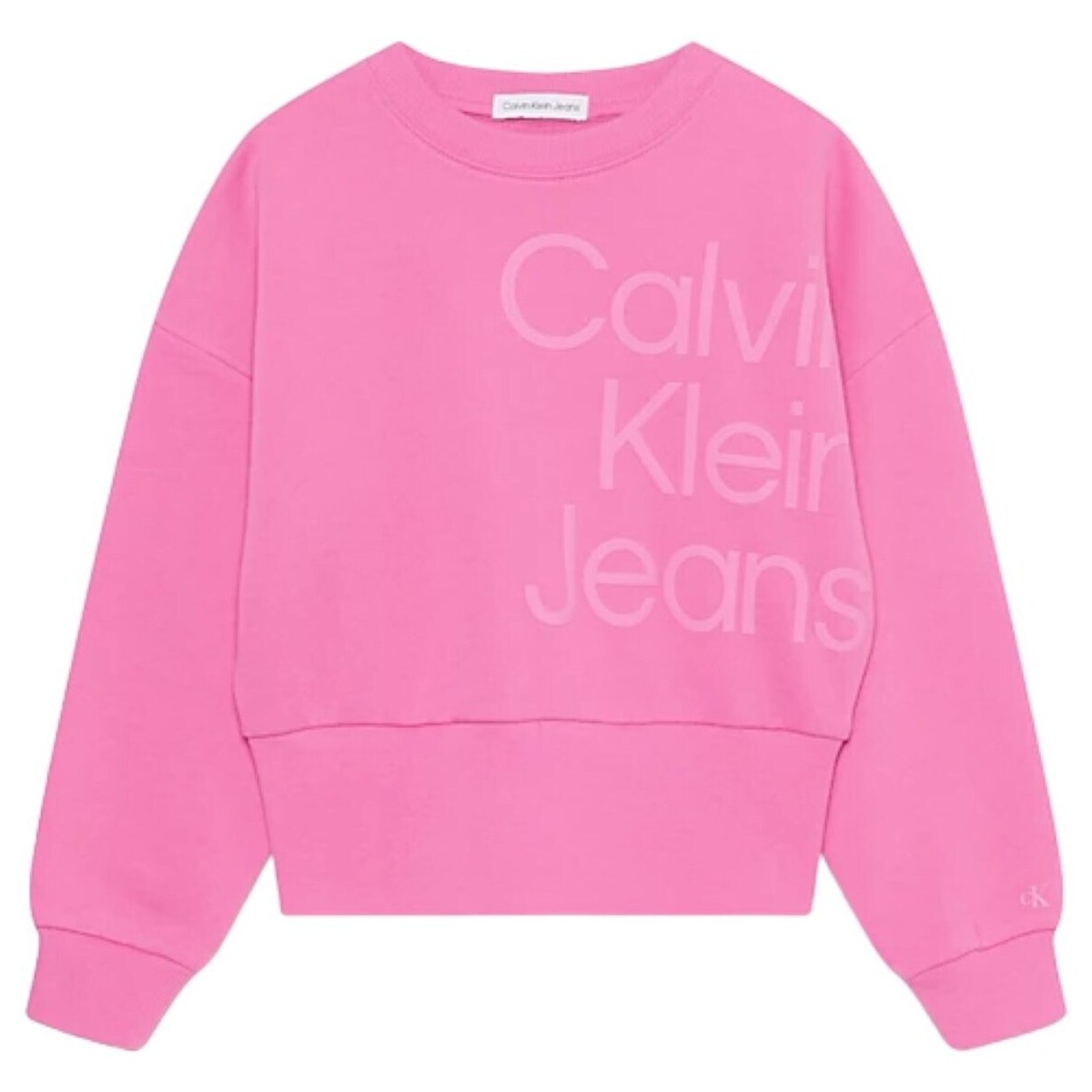 Odjeća Djevojčica Sportske majice Calvin Klein Jeans IG0IG02300 Ružičasta