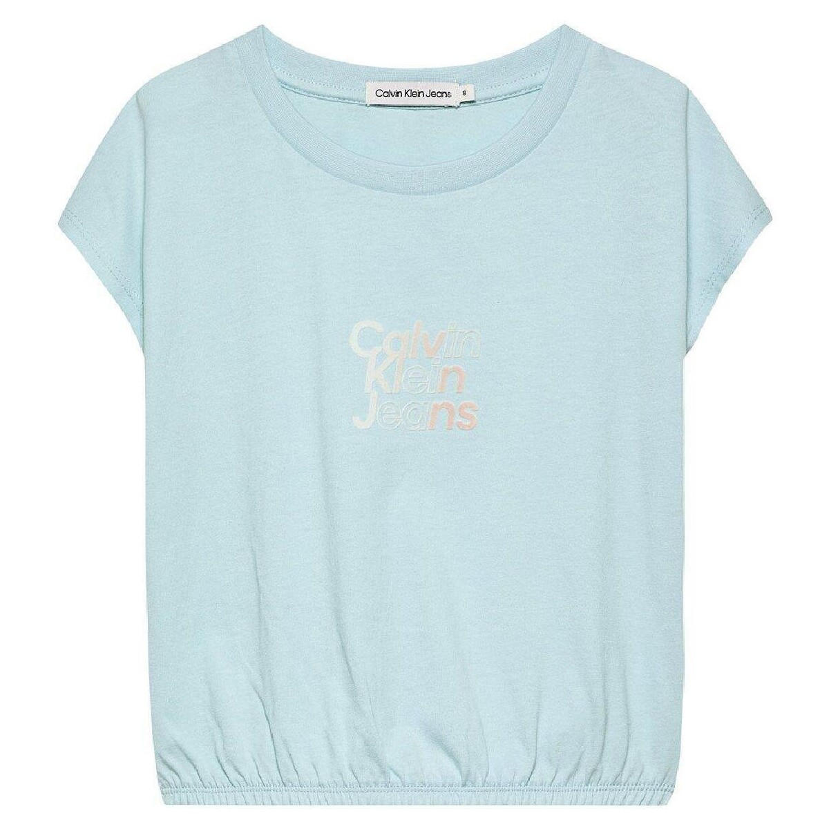 Odjeća Djevojčica Majice kratkih rukava Calvin Klein Jeans  Plava