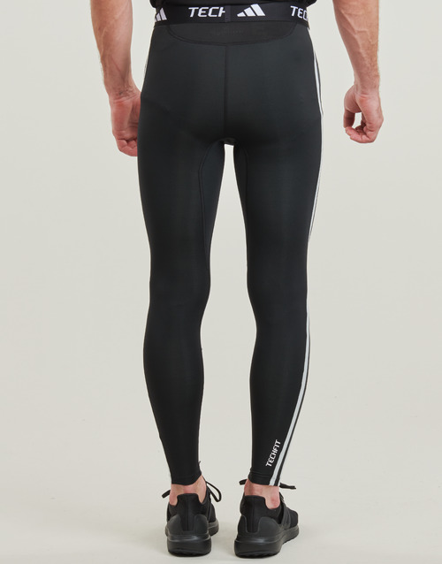adidas Performance TECHFIT Compression Training 3-Stripes Long Tights Crna