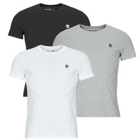 Odjeća Muškarci
 Majice kratkih rukava Timberland SS 3xPack Basic Jersey Crew Tee Slim Siva / Crna / Bijela