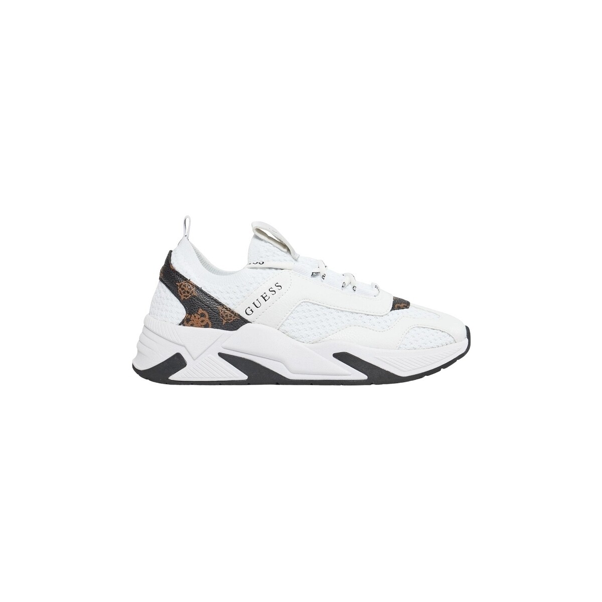Obuća Žene
 Derby cipele Guess GENIVER2  WHITE BROWN FLPGE2 FAL12 Bijela