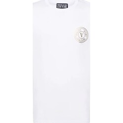 Odjeća Muškarci
 Polo majice dugih rukava Versace Jeans Couture 76GAHT02-CJ00T Bijela