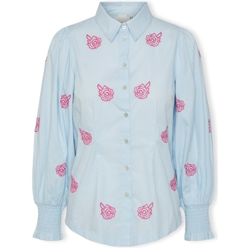 Odjeća Žene
 Topovi i bluze Y.a.s YAS Bella Shirt L/S - Omphalodes Plava