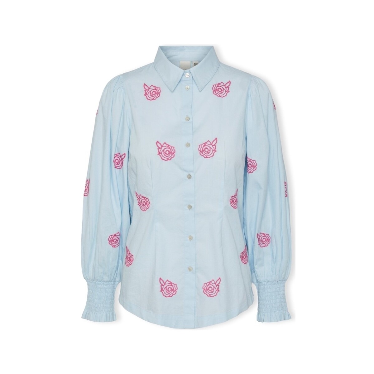 Odjeća Žene
 Topovi i bluze Y.a.s YAS Bella Shirt L/S - Omphalodes Plava