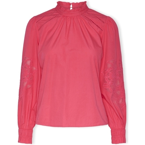 Odjeća Žene
 Topovi i bluze Y.a.s YAS Chelle Top L/S - Raspberry Sorbet Ružičasta