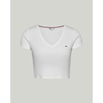 Odjeća Žene
 Topovi i bluze Tommy Hilfiger DW0DW17384YBR Bijela