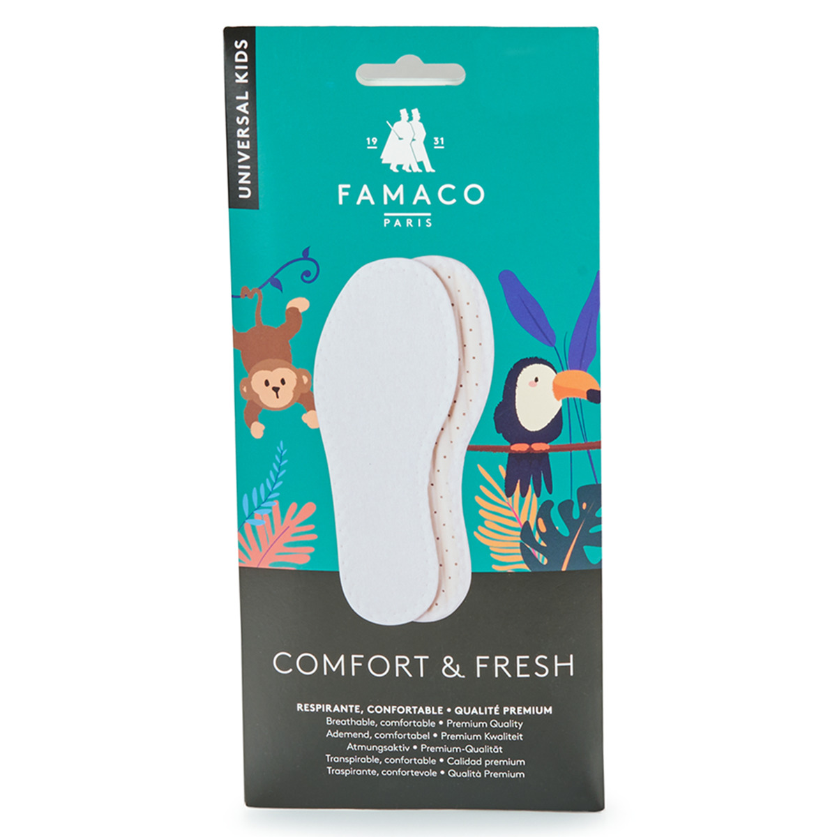 Modni dodaci Djeca Dodaci za obuću Famaco Semelle confort & fresh T31 Bijela