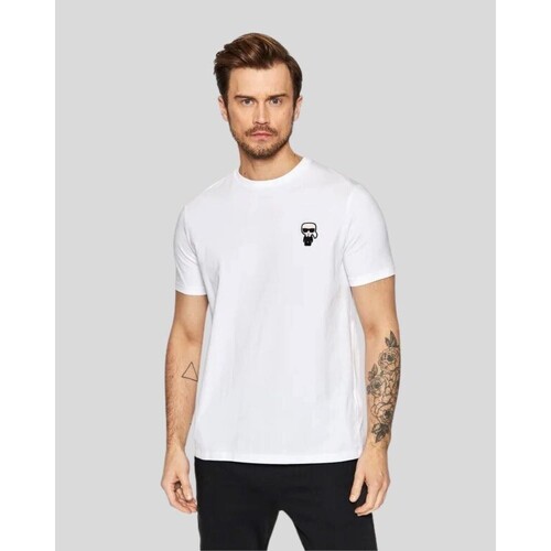 Odjeća Muškarci
 Majice kratkih rukava Karl Lagerfeld 755027 500221 Bijela