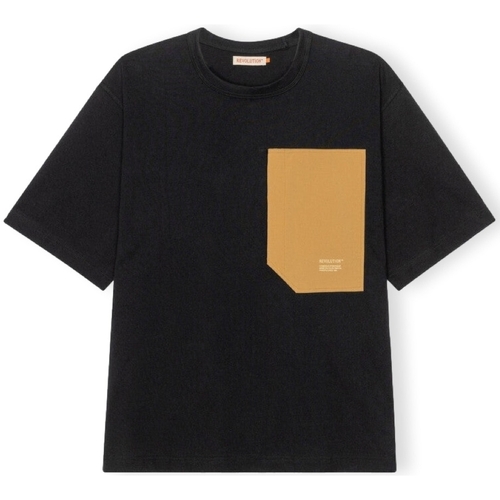 Odjeća Muškarci
 Majice / Polo majice Revolution T-Shirt Oversize 1361 - Black žuta