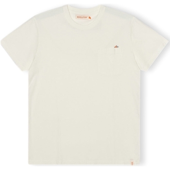 Odjeća Muškarci
 Majice / Polo majice Revolution T-Shirt Regular 1341 BOR - Off-White Bijela