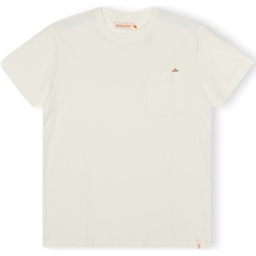 Odjeća Muškarci
 Majice / Polo majice Revolution T-Shirt Regular 1341 BOR - Off-White Bijela