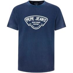 Odjeća Muškarci
 Majice kratkih rukava Pepe jeans  Plava