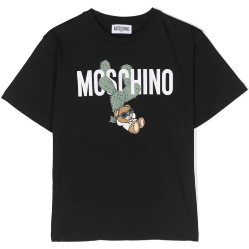 Odjeća Dječak
 Majice dugih rukava Moschino HTM03RLAA02 Crna