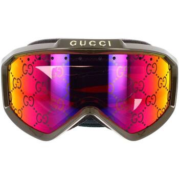Modni dodaci Sportski dodaci Gucci Occhiali da Sole  Maschera da Sci e Snowboard GG1210S 003 Kaki