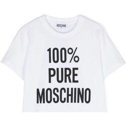 Odjeća Dječak
 Majice dugih rukava Moschino HNM04KLAA01 Bijela