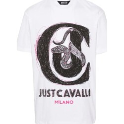 Odjeća Muškarci
 Polo majice dugih rukava Roberto Cavalli 76OAHC14-CJ600 Bijela