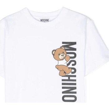 Odjeća Dječak
 Majice dugih rukava Moschino HVM03RLAA02 Bijela