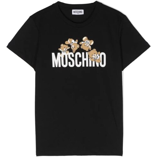Odjeća Dječak
 Majice dugih rukava Moschino HMM04KLAA03 Crna