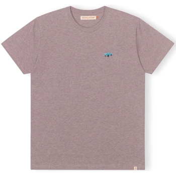 Odjeća Muškarci
 Majice / Polo majice Revolution T-Shirt Regular 1342 PIC - Purple Melange Ljubičasta