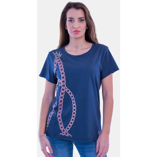 Odjeća Žene
 Majice / Polo majice Liu Jo TA4197-J6040 Tamno plava
