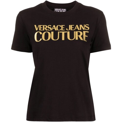 Odjeća Žene
 Polo majice dugih rukava Versace Jeans Couture 76HAHG04-CJ00G Crna