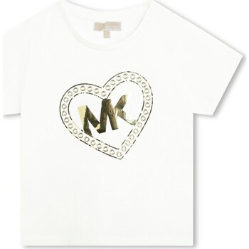 Odjeća Djevojčica Majice kratkih rukava MICHAEL Michael Kors R30006 Bijela