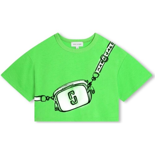 Odjeća Djevojčica Majice kratkih rukava Marc Jacobs W60210 Zelena