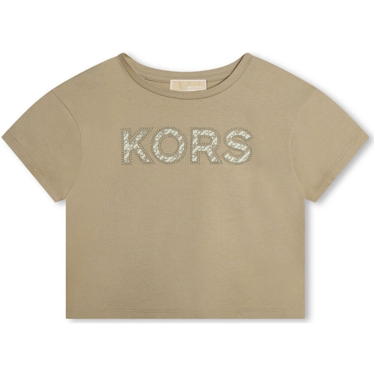 Odjeća Djevojčica Majice kratkih rukava MICHAEL Michael Kors R30083 Bež