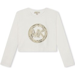 Odjeća Djevojčica Majice kratkih rukava MICHAEL Michael Kors R30004 Bijela
