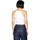 Odjeća Žene
 Majice s naramenicama i majice bez rukava Tommy Jeans TOP MUJER SLIM BABYLOCK   DW0DW17885 Bijela