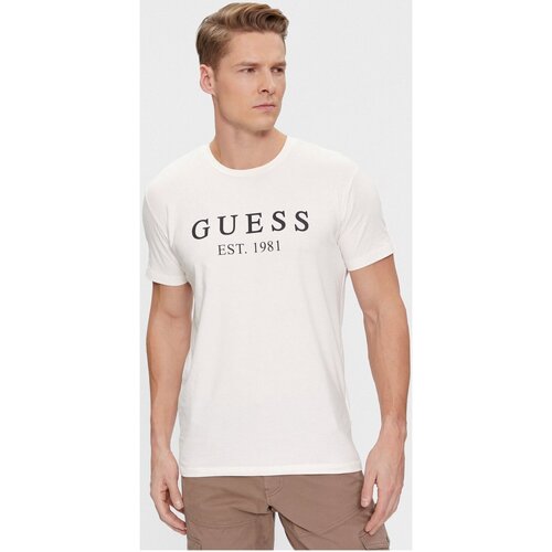 Odjeća Muškarci
 Majice kratkih rukava Guess U4RI22 K6YW0 Bijela