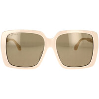 Satovi & nakit Sunčane naočale Gucci Occhiali da Sole  GG0567SAN 006 Bijela
