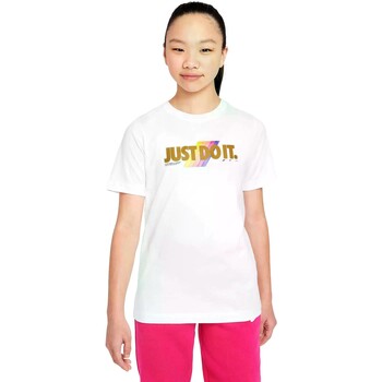 Odjeća Dječak
 Majice kratkih rukava Nike CAMISETA NIO/A  FN9556-100 Bijela