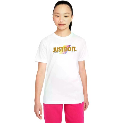 Odjeća Dječak
 Majice kratkih rukava Nike CAMISETA NIO/A  FN9556-100 Bijela